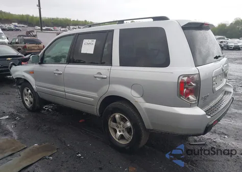 2007 Honda Pilot Ex from USA, damaged, VIN 2HKYF18497H524971